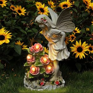 Solar Angel Garden Statue