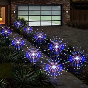 6 Pack Solar Powered Firework Lights