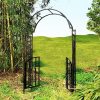 Garden Trellis Arch with Gate